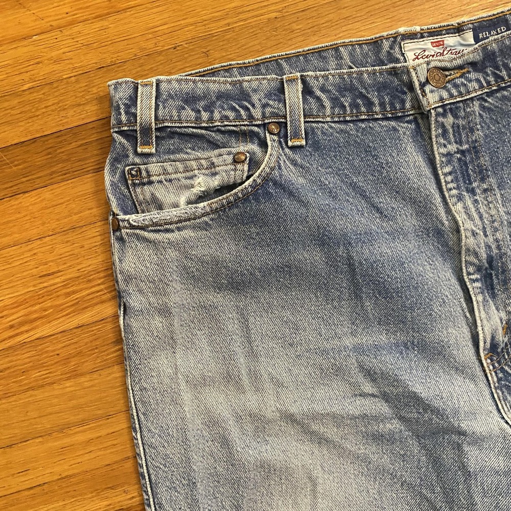 Vintage Levi Strauss Signature 540 Gold Tab Jeans Mens 40x32 Relaxed Fit 90s - Picture 3 of 16